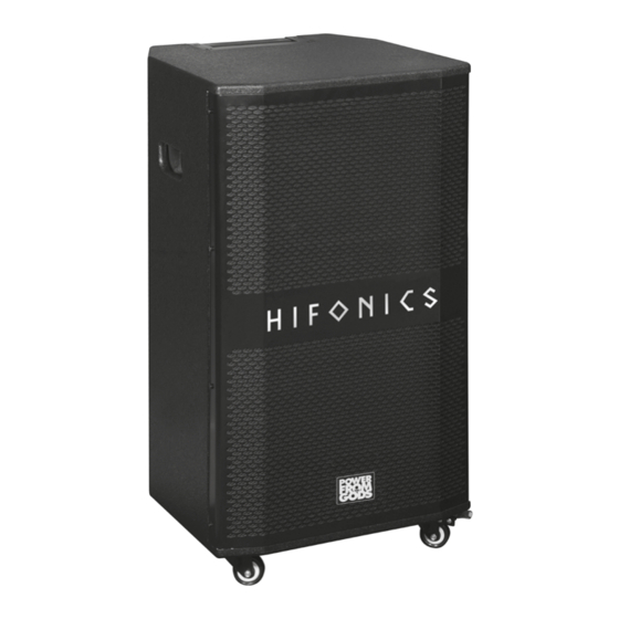 Hifonics EB115A オーナーズマニュアル