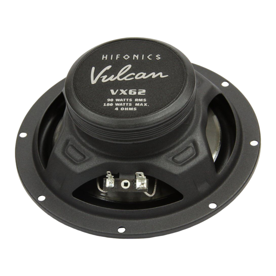 Hifonics VX5.2C Manuale di installazione