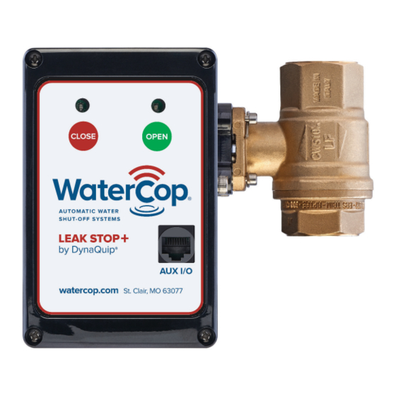 DynaQuip WaterCop LEAK STOP+ Manuale d'uso e manuale d'installazione