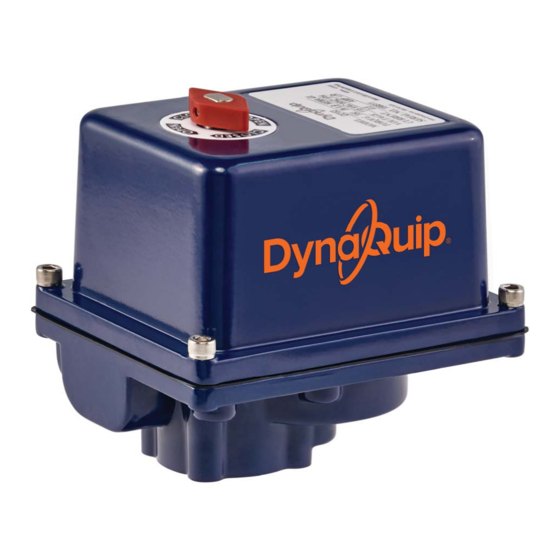 DynaQuip DE Series Installation, Maintenance And Operational Manual