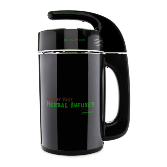 High & Mighty Enterprises Mighty Fast Herbal Infuser Gebruikershandleiding