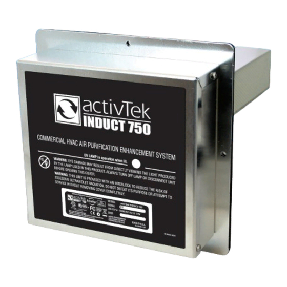 activTek INDUCT 750 Manuale d'uso