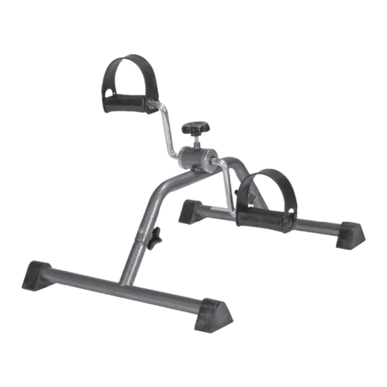 dynarex Pedal Exerciser Folding Skrócona instrukcja obsługi