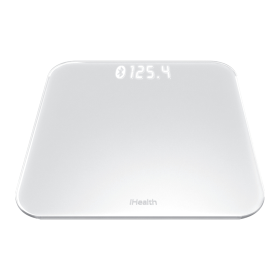 iHealth Wireless Scale Lite Kullanıcı Kılavuzu