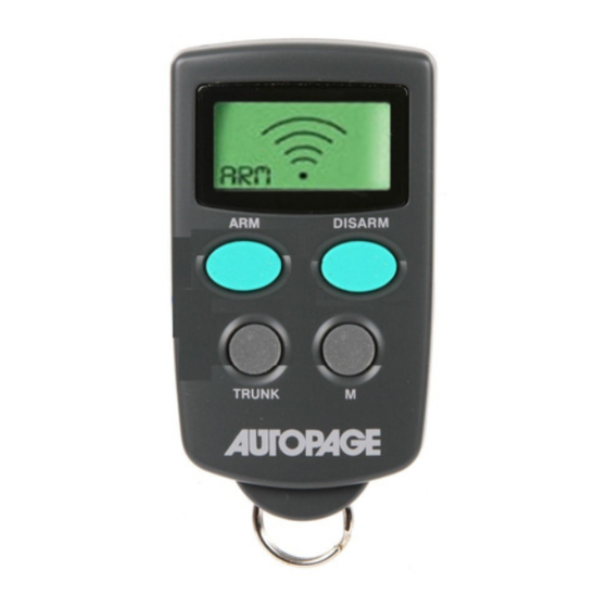 Autopage RF-700 Manual de instruções