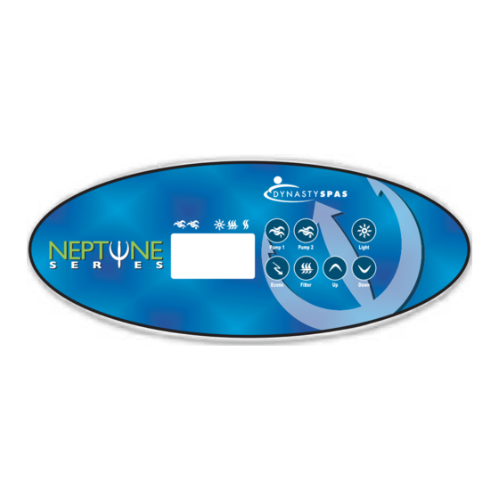 Dynasty Spas Neptune Series Коротка довідкова картка