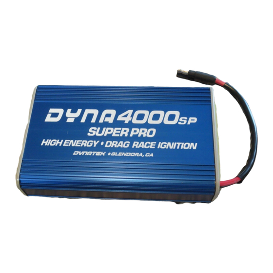 DYNATEK Dyna 4000 Pro DP4000-2 Инструкции пользователя