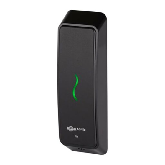 Gallagher T15 Mifare Reader Black Nota di installazione