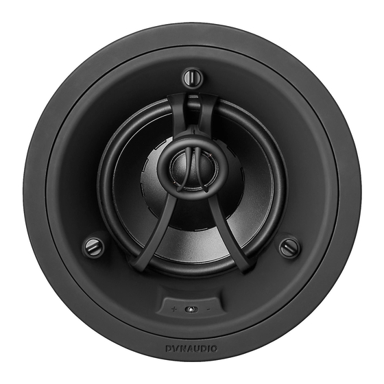 Dynaudio S4-C65 Instrukcja instalacji