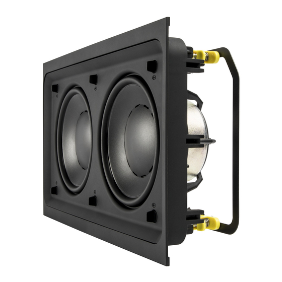 Dynaudio S4-LCR65W Panduan Instalasi