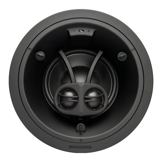 Dynaudio S4-W65 Instrukcja instalacji