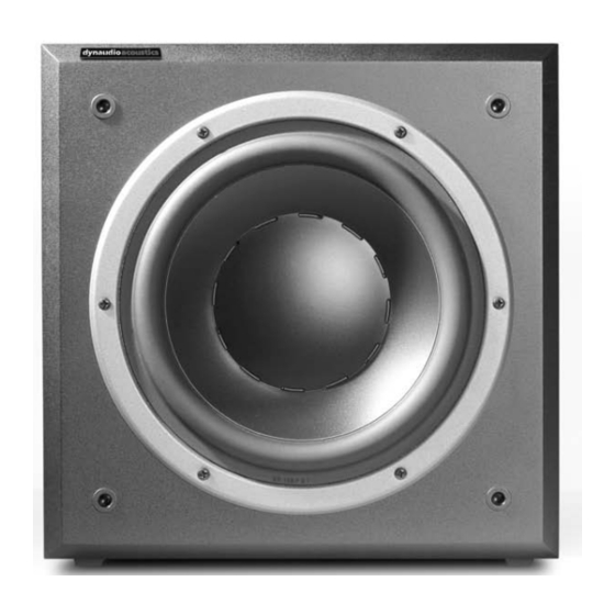 Dynaudio BM9S Benutzerhandbuch