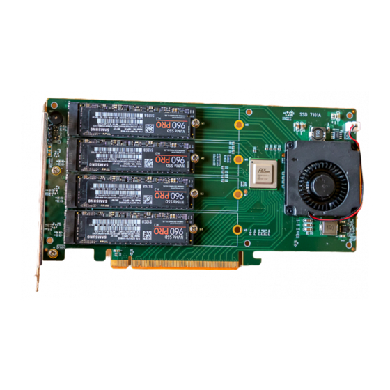 HighPoint SSD7101A-1 Manuel de l'utilisateur