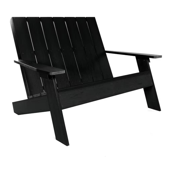 highwood Adirondack Barcelona Double AD-CHRAD02-BKE Manuale di montaggio