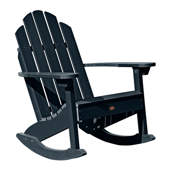 highwood Adirondack Classic Westport AD-ROCCW30 조립 설명서