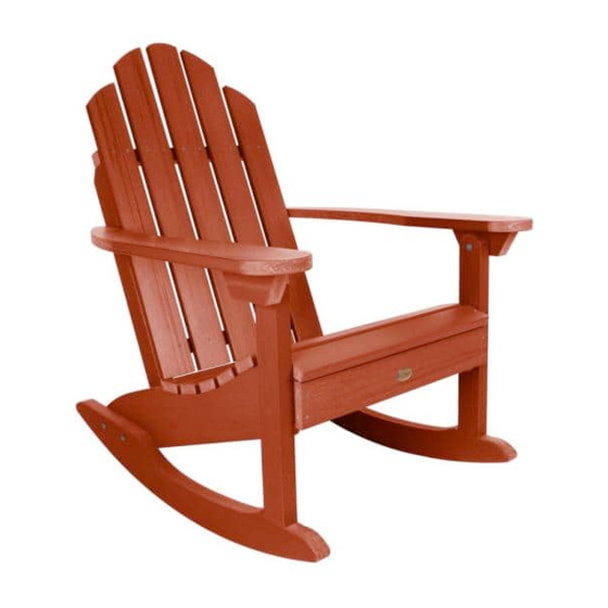 highwood Adirondack Classic Westport Rocking Chair Manual de montagem