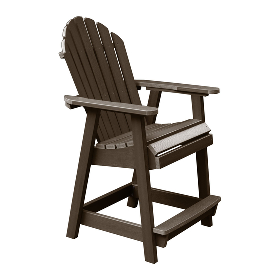 highwood Adirondack Hamilton AD-CHCA2 Assembly Manual