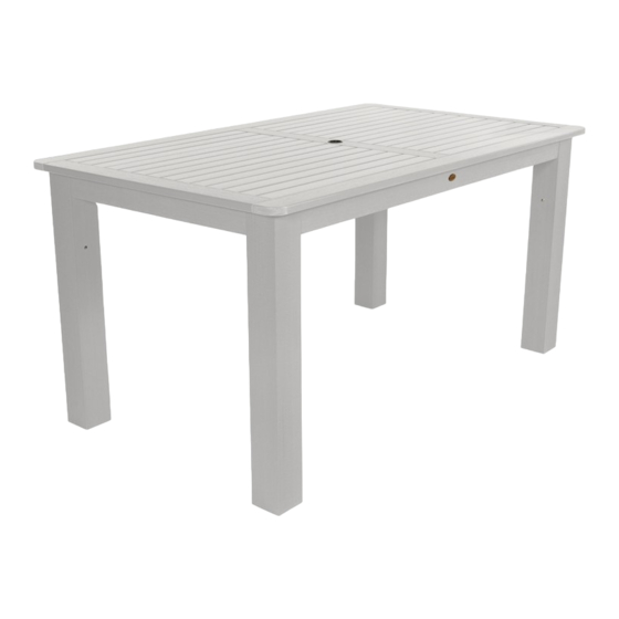 highwood Dining AD-CTB44 Manual de montaje