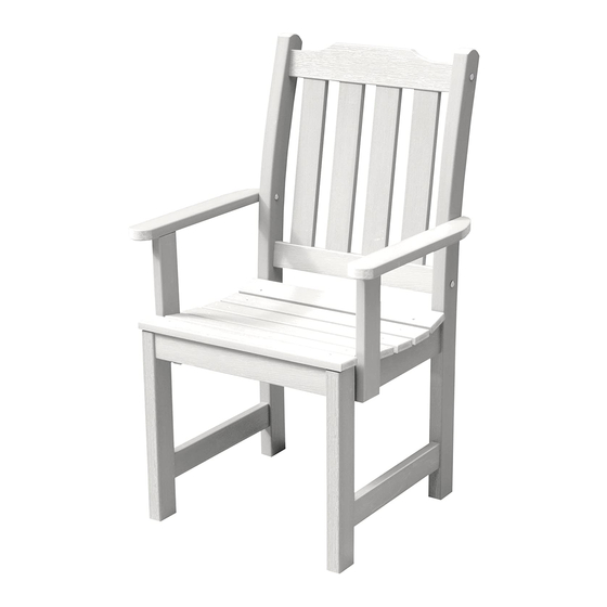 highwood Lehigh Dining Chair with Arms Assembly Manual