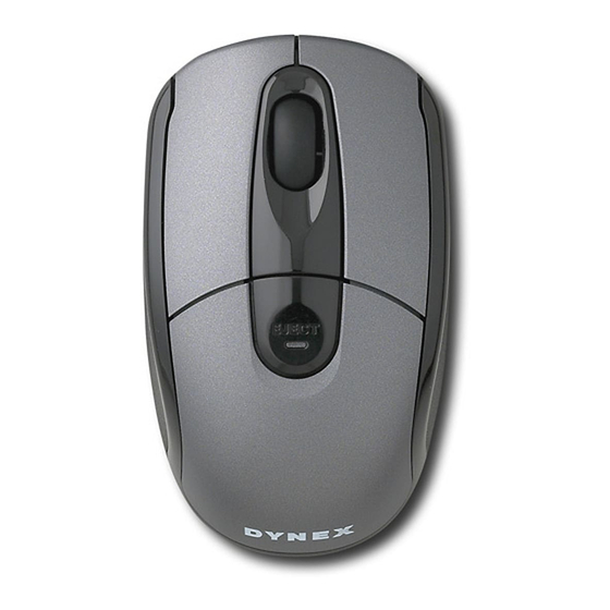 Dynex DX-PWLMSE - Wireless Optical USB Laptop Mouse 빠른 설정 매뉴얼