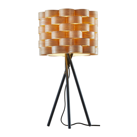 Adesso Savannah Floor Lamp Instruksi Perakitan