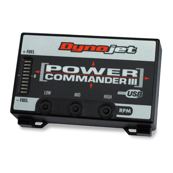 Dynojet power commander III Instrukcje instalacji