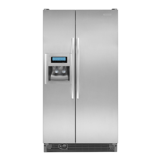 KitchenAid Architect Series II KSCS25FV Посібник з розмірів