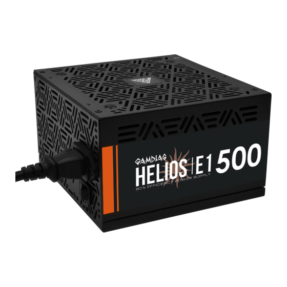 GAMDIAS HELIOS E1-500 Покрокове керівництво по встановленню