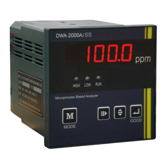 DYS DWA-2000A-SS Instrukcja obsługi