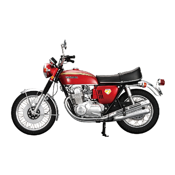 Deagostini MODEL SPACE Honda CB750 FOUR Instrukcja montażu