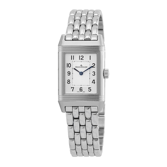 Jaeger-leCoultre Reverso Lady Mechanical 사용자 설명서