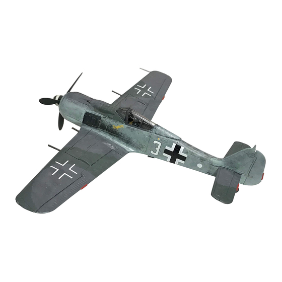 AIRFIX Focke-Wulf Fwl 90A-8 Gift Set Montaj Talimatları Kılavuzu