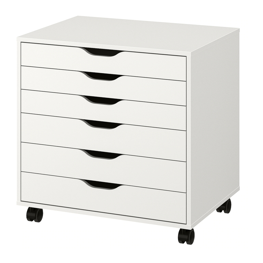 IKEA ALEX DRAWER UNIT/CASTERS Instructions Manual