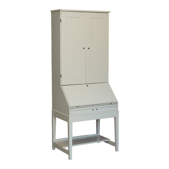 IKEA ALVE ADDON UNIT FOR SECRETARY Petunjuk Manual