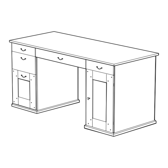 IKEA ALVE DESK 59 7/8X25 5/8