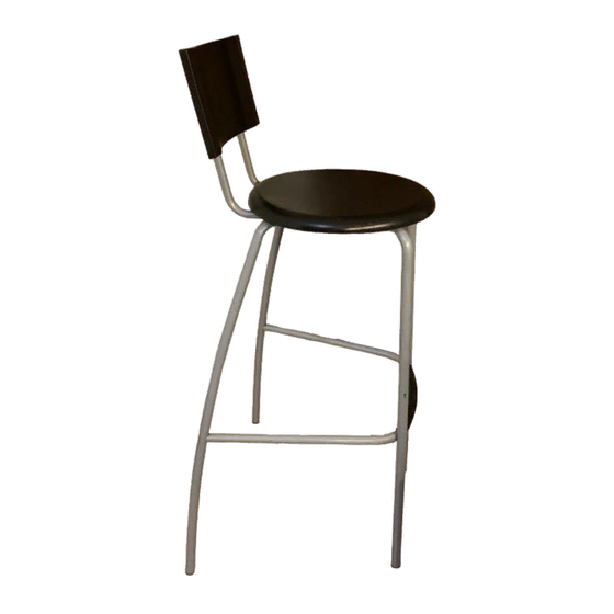 IKEA ANSSI BAR STOOL/BACKREST 29