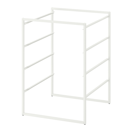 IKEA ANTONIUS CLOTHES RAIL Manuale