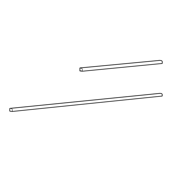 IKEA ASKER SUSPENSION RAIL Instrukcja obsługi