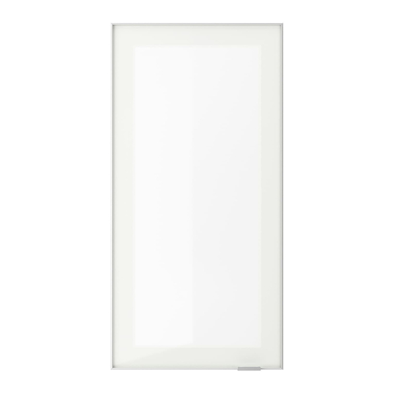 IKEA AVSIKT GLASS DOOR 15X30