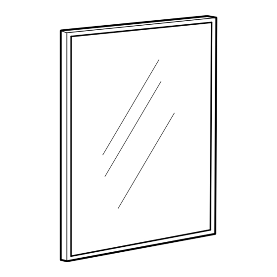 IKEA BESTA TOMBO GLASS DOOR 23 5/8X15