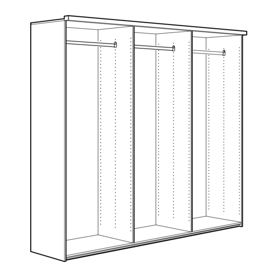 IKEA ELGA WARDROBE FRAME 85X23X80