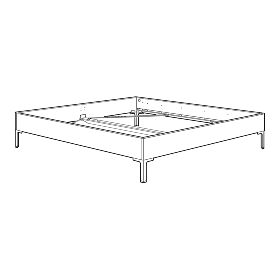 IKEA ENGAN BED FRAME QUEEN Petunjuk Manual