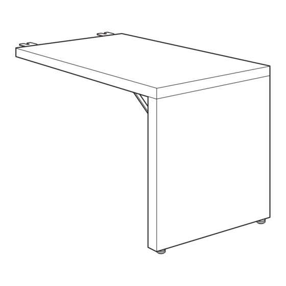 IKEA EXPEDIT DESK Petunjuk Manual