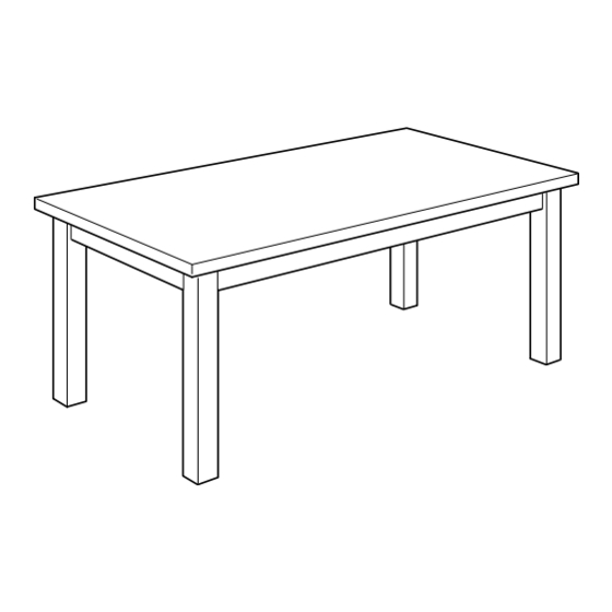 IKEA FORSBY DINING TABLE 70 7/8X39 3/8