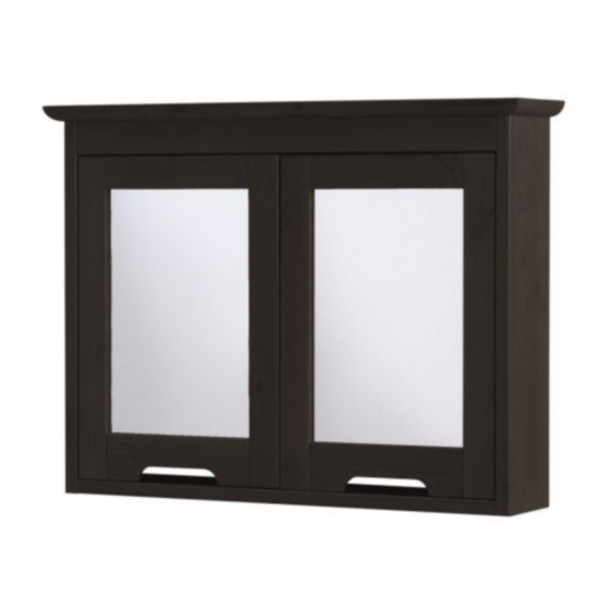 IKEA FREDEN MIRROR CABINET Руководство по эксплуатации