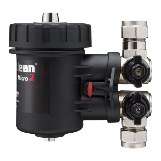 Adey MagnaClean Micro2 Встановлення та обслуговування