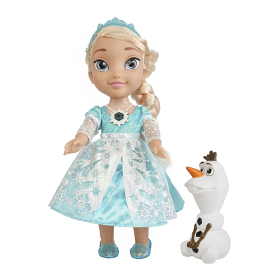 JAKKS Pacific Snow Glow Elsa Manual de instrucciones