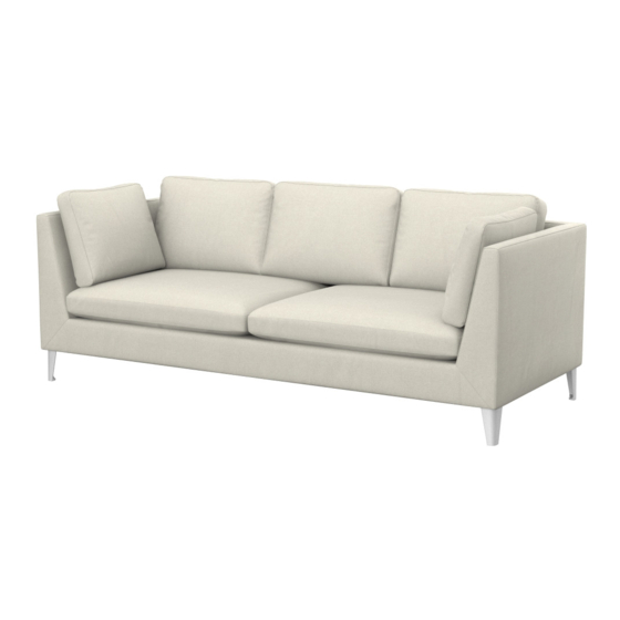 IKEA STOCKHOLM SOFA FRAME 3.5 SEAT 使用方法