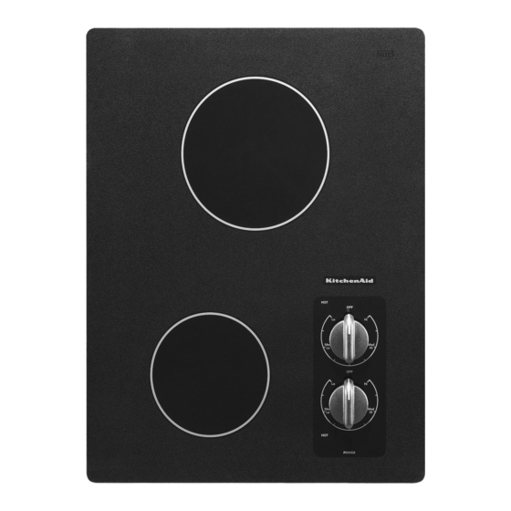 KitchenAid KECC507RBL - Pure 30 Inch Smoothtop Electric Cooktop Посібник з інсталяції