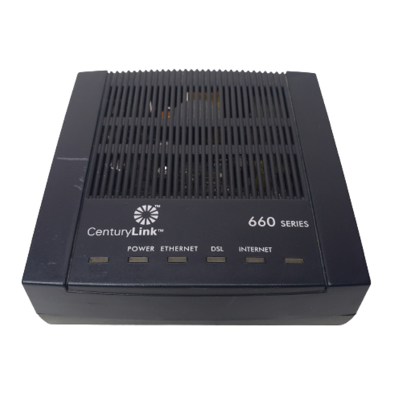 CenturyLink 660 Series Kurulum Kılavuzu